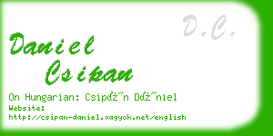 daniel csipan business card